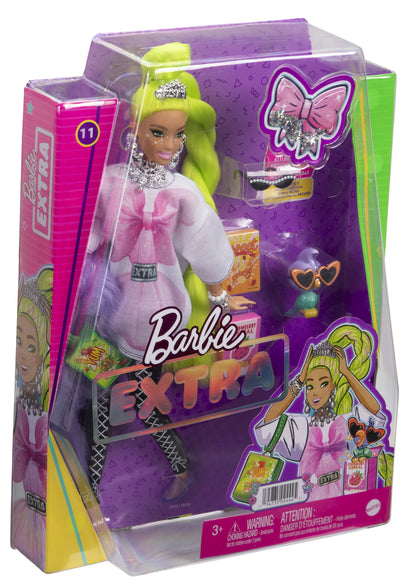 Mattel Barbie Extra - Neongrön Hår (HDJ44)