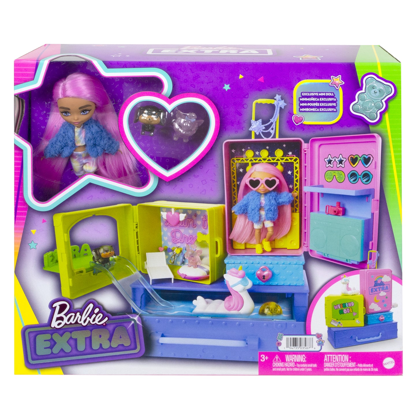 Mattel Barbie Extra Minis Playset HDY91