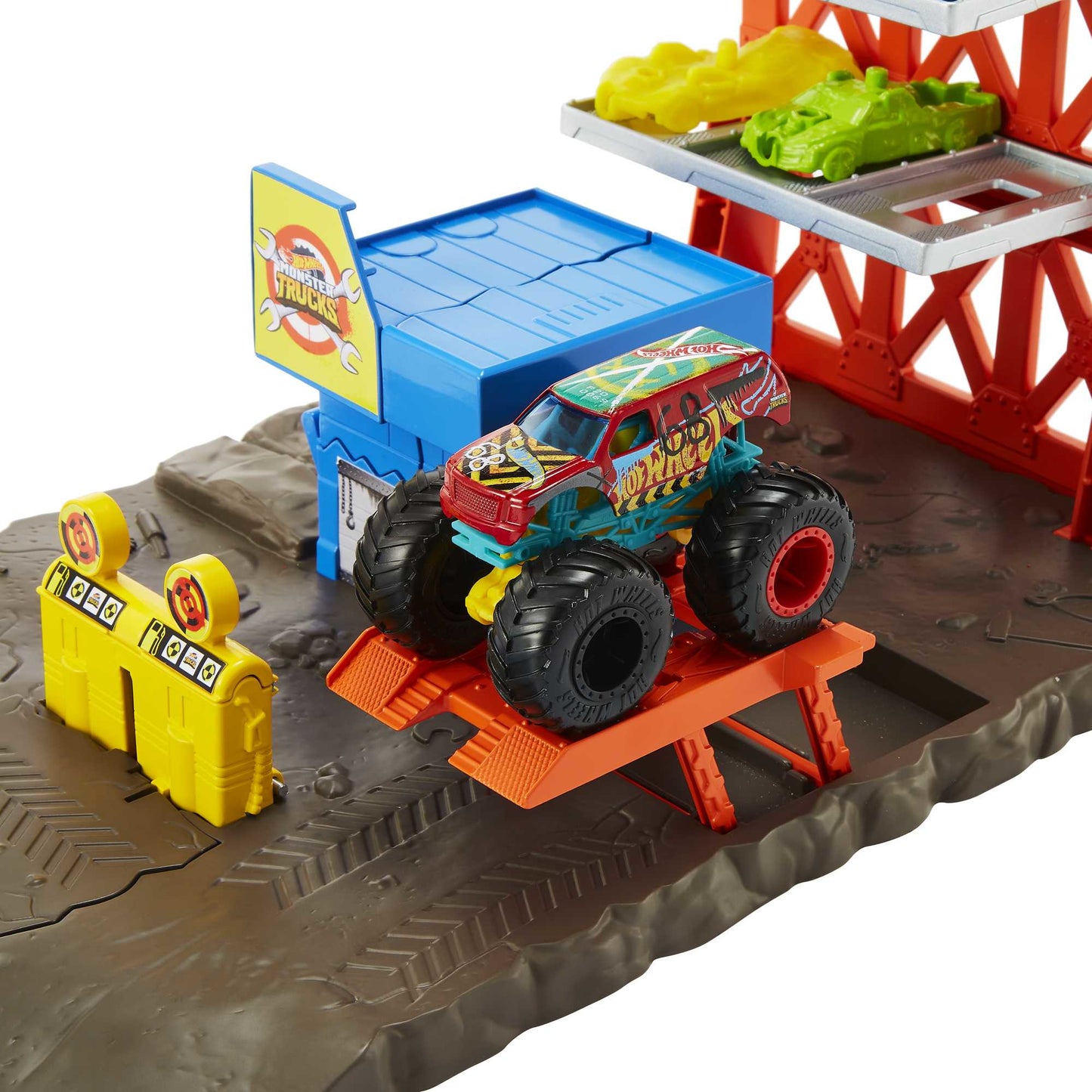 Mattel Hot Wheels Monster Trucks Set - Blast Station (HFB12)