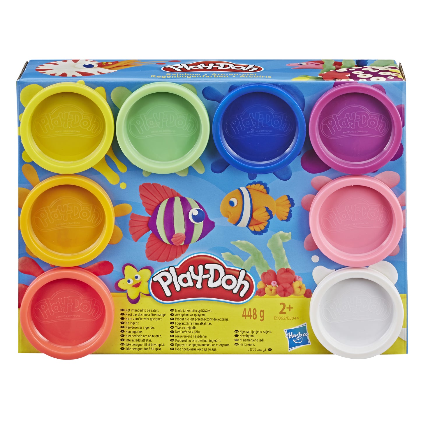 Hasbro Play-Doh Regnbåge Icke Toxiska Set med 8 Färger