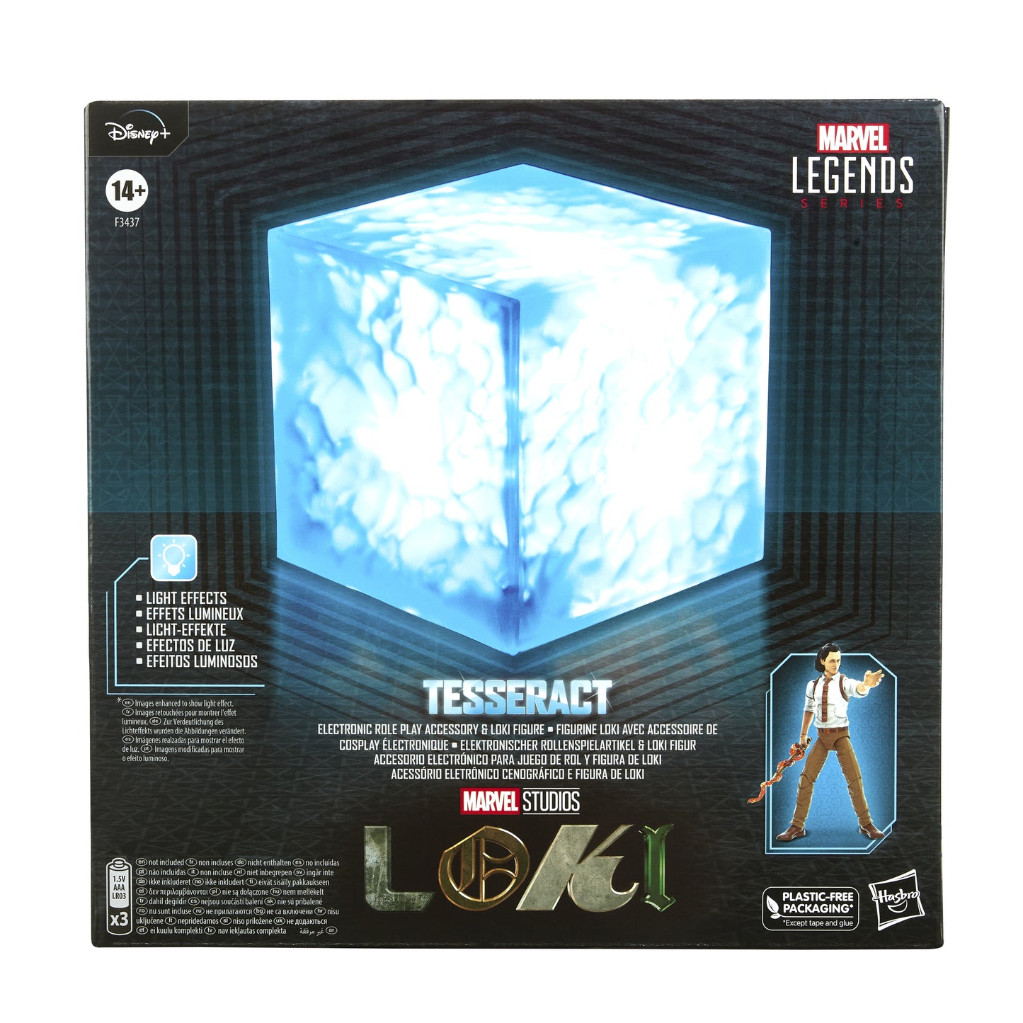 Hasbro Marvel Legends: Tesseract Rollspelet och Loki Figur