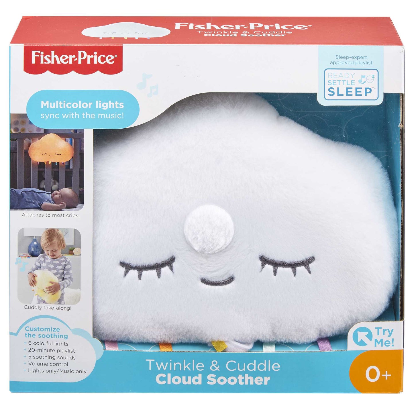 Fisher-Price Twinkle and Cuddle Cloud Soother (GJD44)