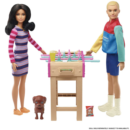 Mattel Barbie Mini Playset med Husdjur och Tillbehör