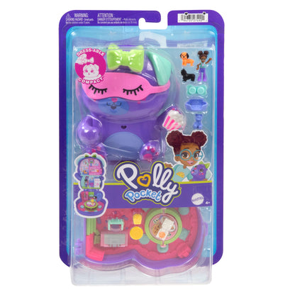 Mattel Polly Pocket: Tiny Worlds - Sleepover Puppy Lekset