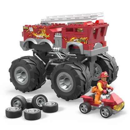 Mattel Mega Bloks Hot Wheels 5-Alarm Monster Truck (HHD19)