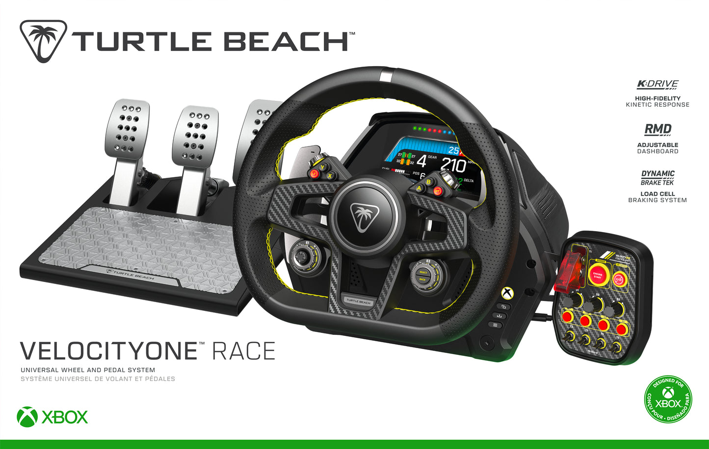 Turtle Beach VelocityOne Ratt och Pedaler för Xbox och PC