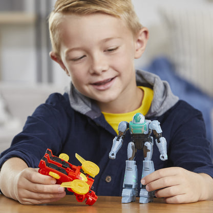 Hasbro Transformers Earthspark: Cyber-Combiner Terran Twitch och Robby Malto Actionfigurer