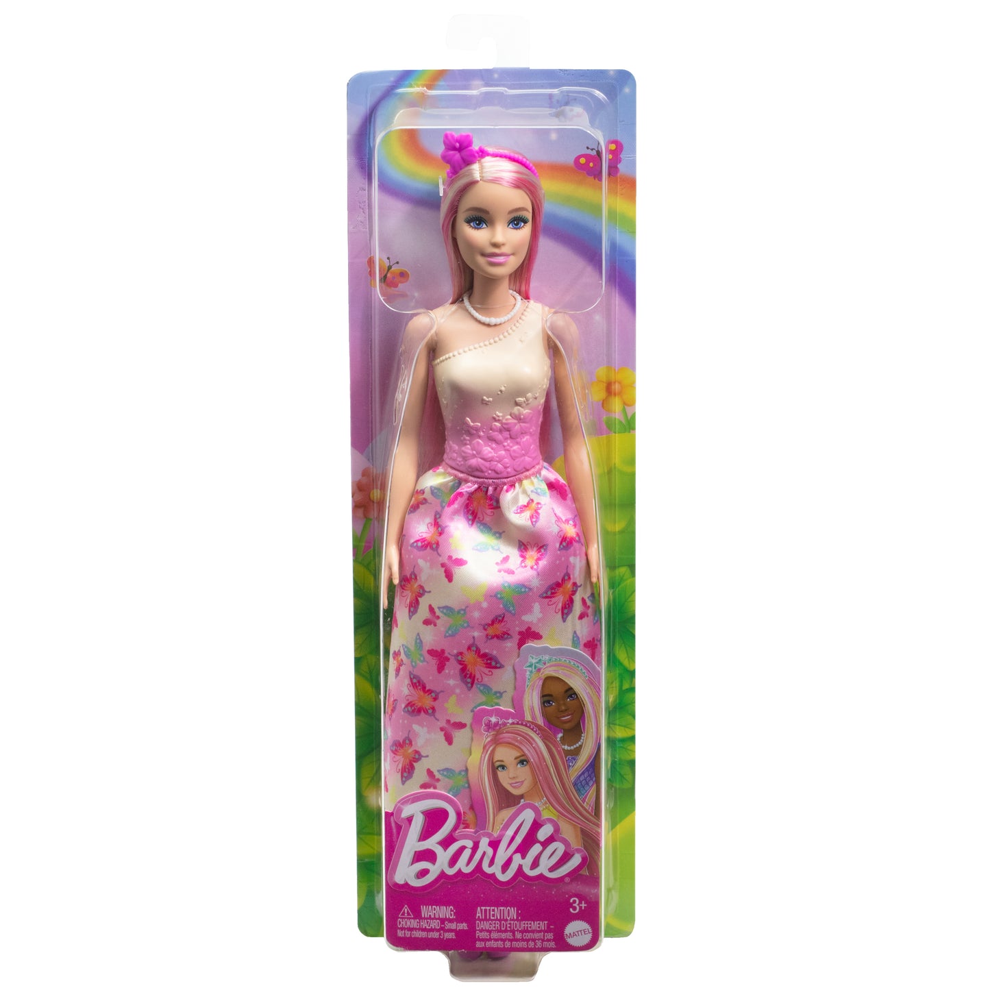 Mattel Barbie® Docka med Blont/Rosa Hår (HRR08)