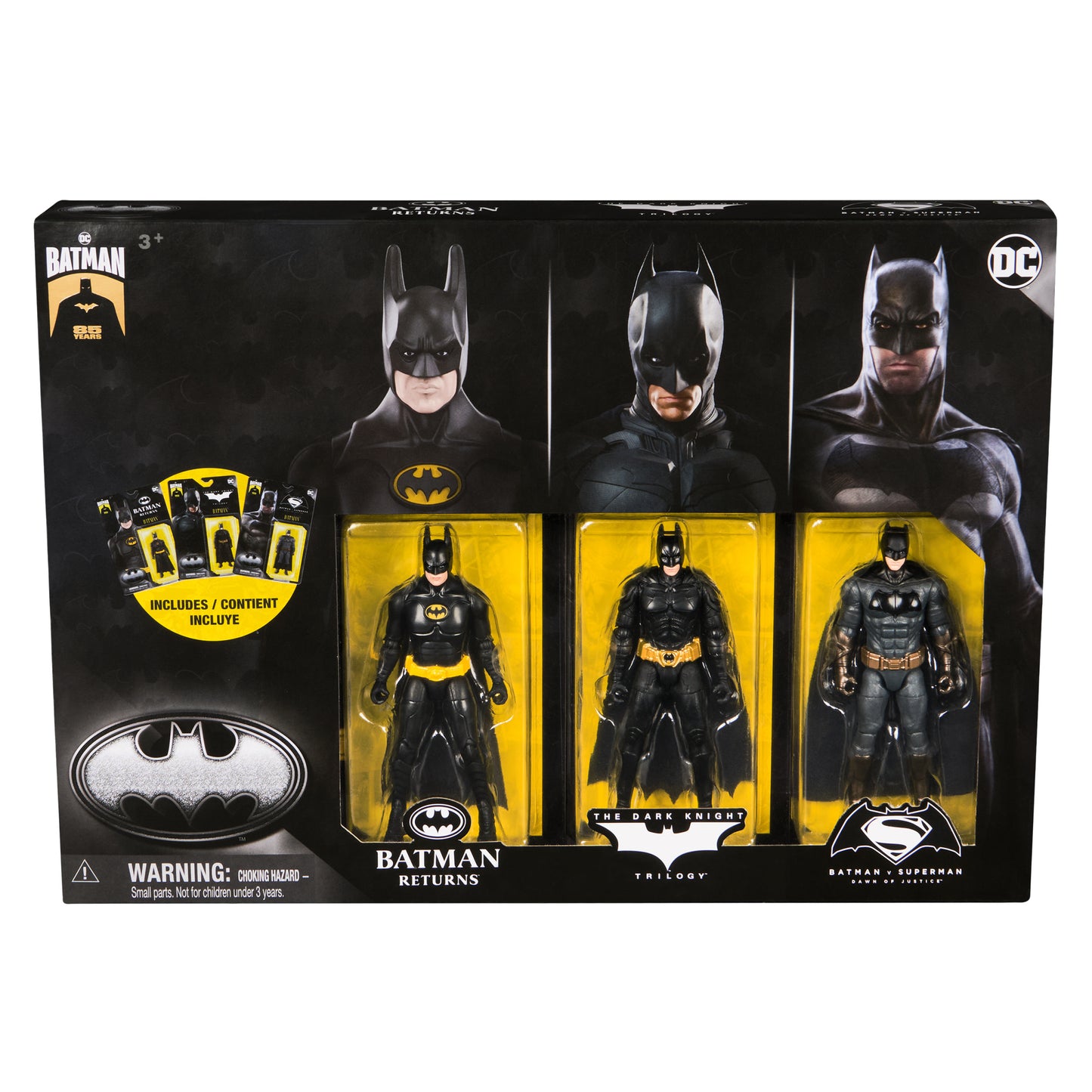 Spin Master DC: Batman 85-årsjubileum - Batman Figurer 4’’ Ultimate Pack