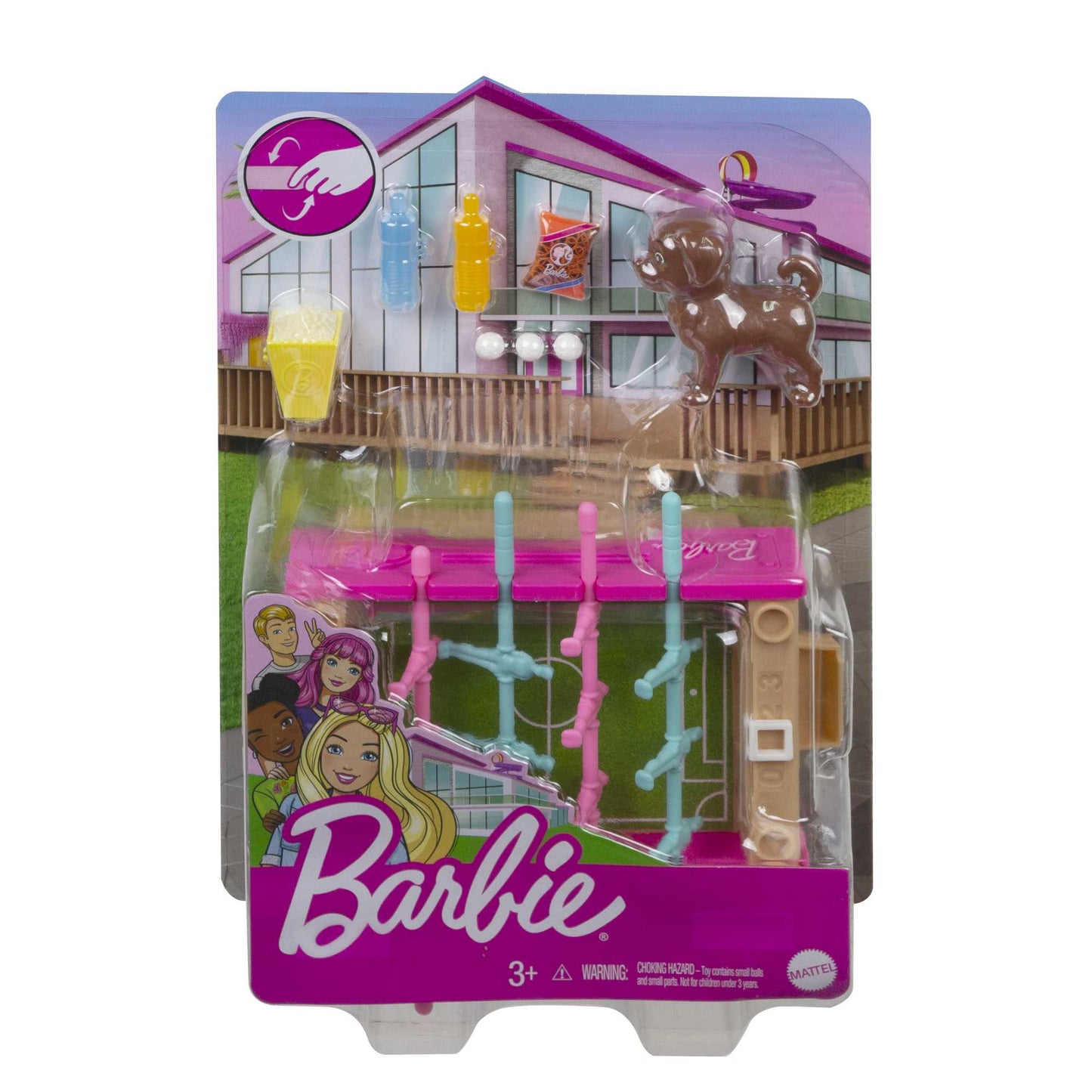 Mattel Barbie Mini Playset med Husdjur och Tillbehör