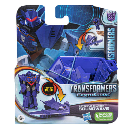 Hasbro Transformers Earthspark 1-Step Flip Changer - Soundwave