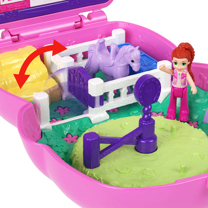 Mattel Polly Pocket: Tiny Worlds - Pony Rodeo Lekset