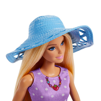 Mattel Barbie: Familj och Vänner - Barbie Malibu och Club Chelsea Systrar PicNic Dockor (JBF43)