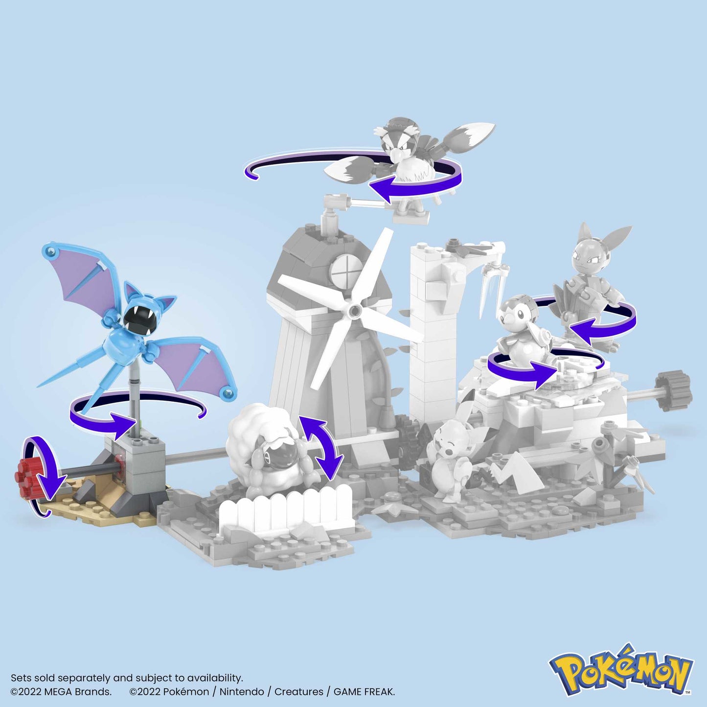 Mattel Mega Pokémon Byggsats: Zubat's Midnattsflykt (HKT19)