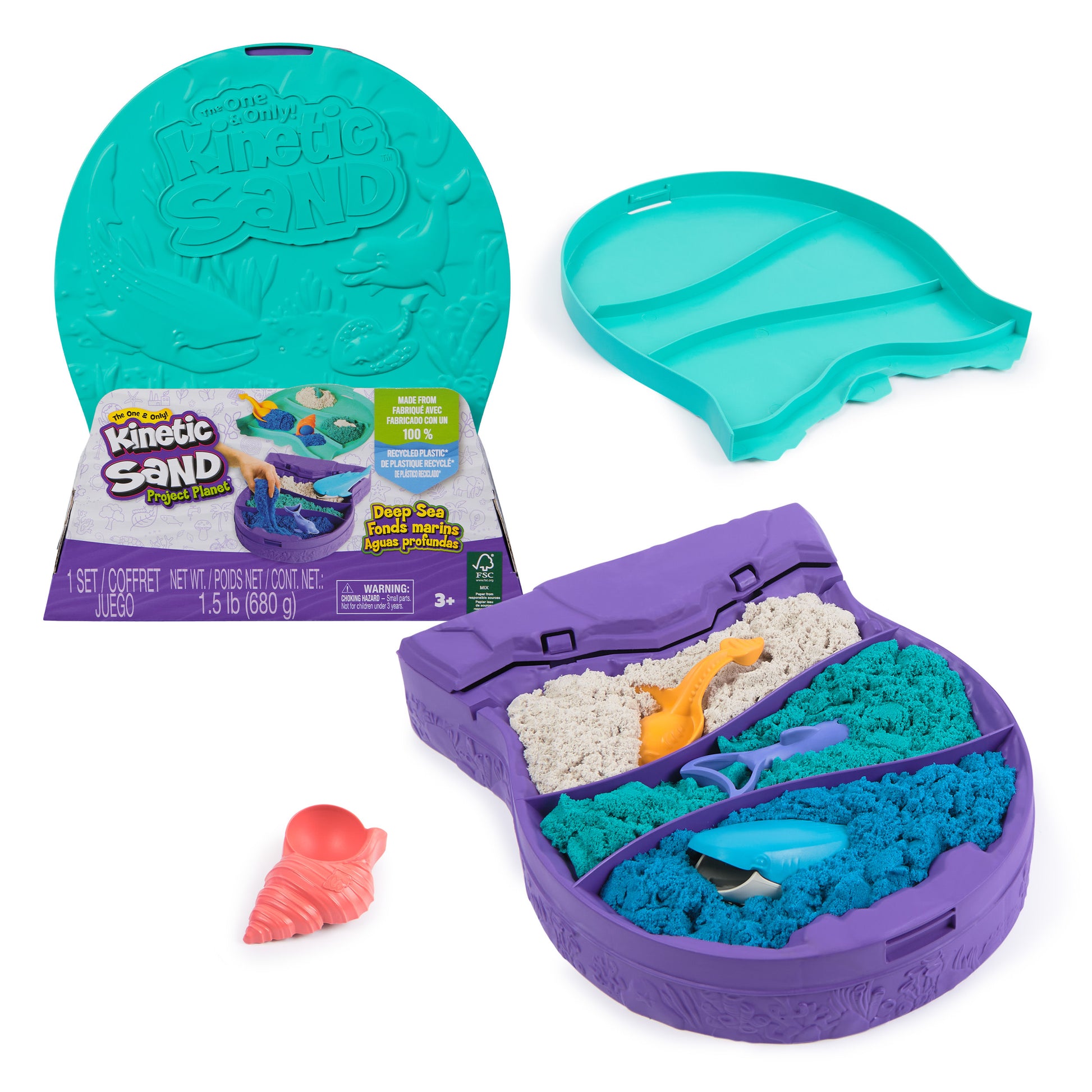 Kinetic Sand Project Planet - Deep Sea