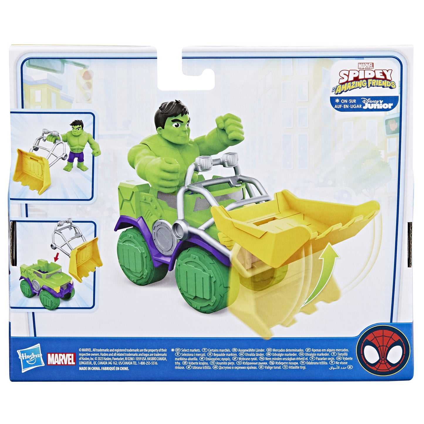 Hasbro Marvel: Spidey och hans fantastiska vänner - Hulk Smash Truck (F7457)