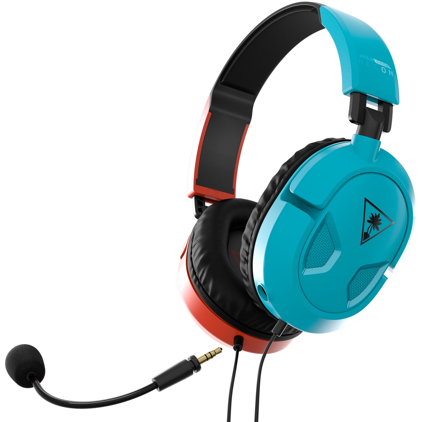 Turtle Beach Recon 50 - Kabel Gaming Headset för Xbox, PS, Switch, PC, Mobil (Röd/Blå)