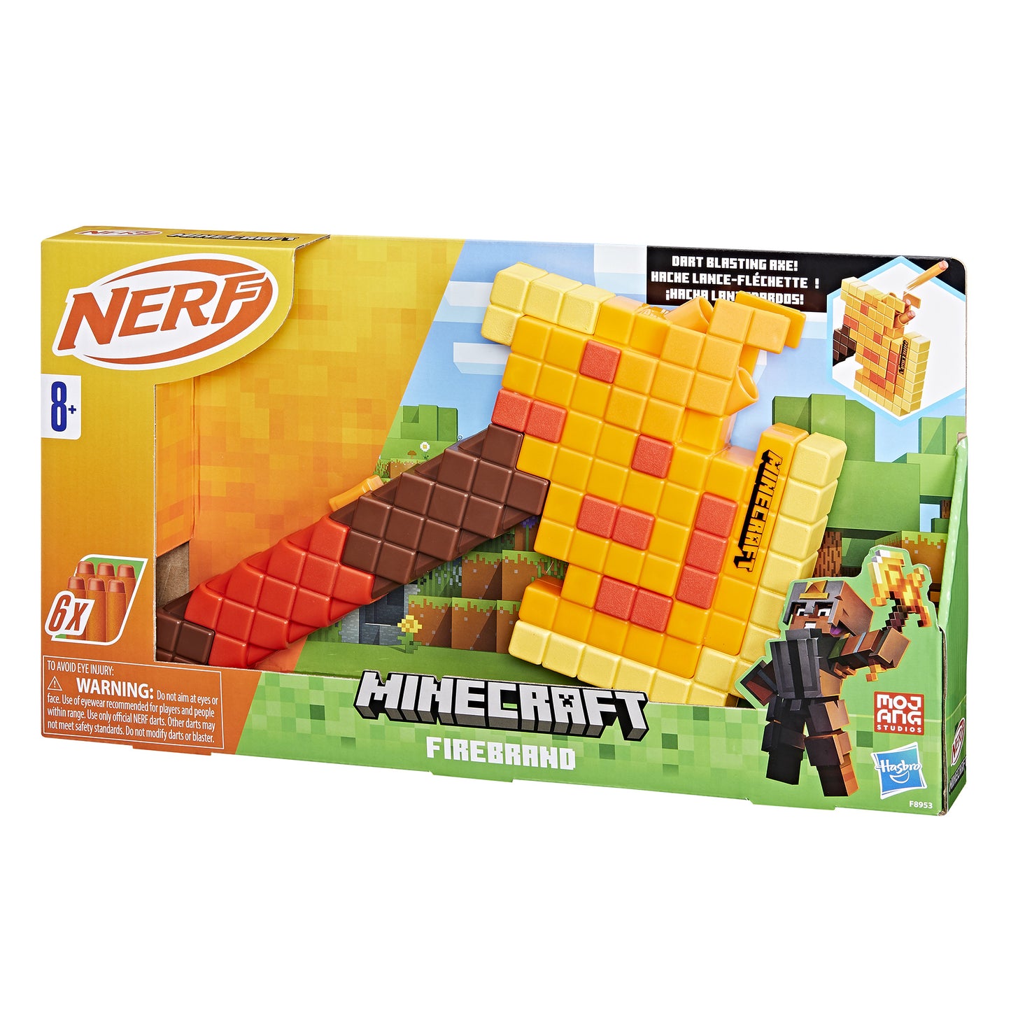 Hasbro Nerf: Minecraft Dungeons - Firebrand (F8953)