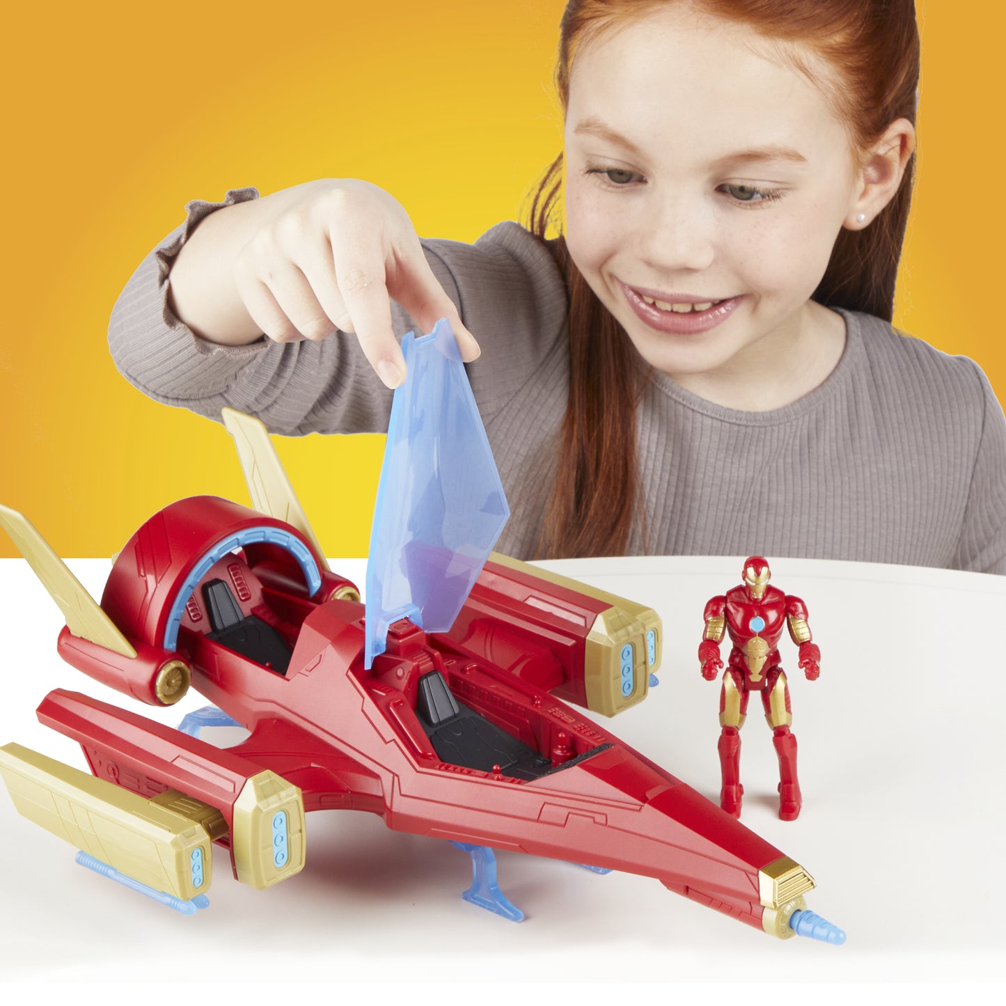 Hasbro Marvel: Avengers - Iron Man Repulsor Blast Battle Jet (F9329)