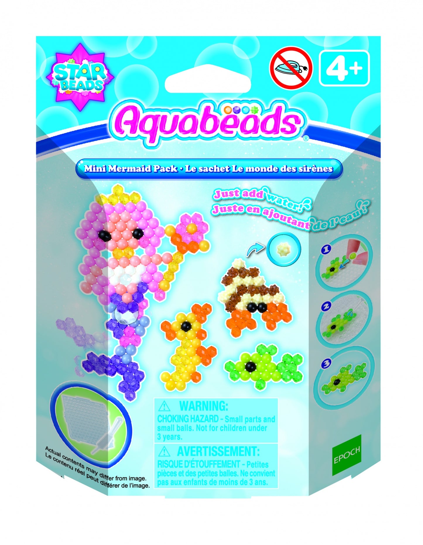 Aquabeads Temarefill: Mini Temakitt (Gård, Smycken, Sjöjungfru)