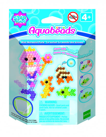 Aquabeads Temarefill: Mini Temakitt (Gård, Smycken, Sjöjungfru)