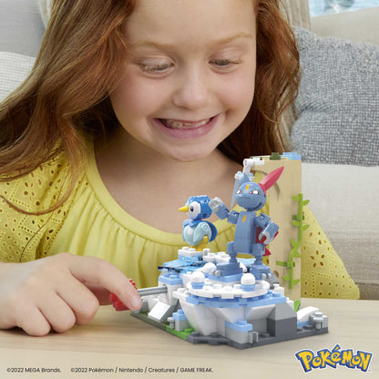 Mattel Mega Pokémon - Piplup och Sneasels Snödag (HKT20)