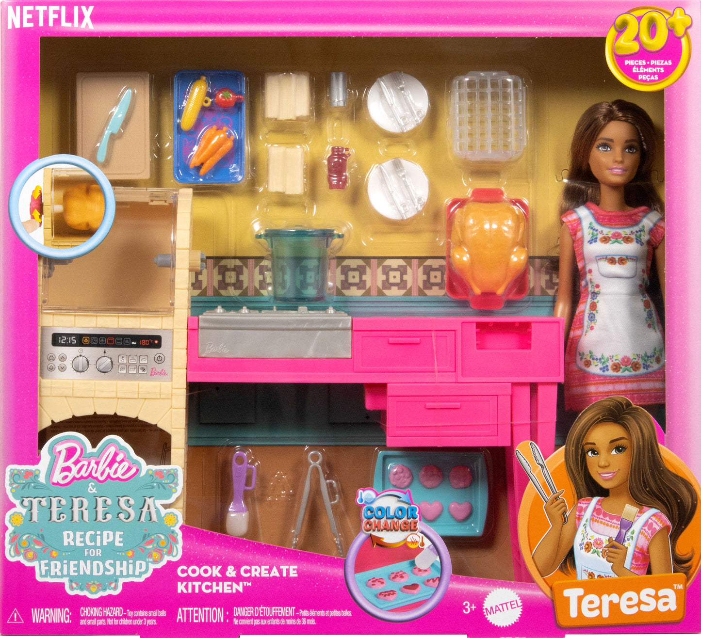 Mattel Barbie: Barbie och Teresa Recept för Vänskap - Köksdocka