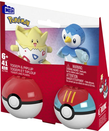 Mattel Mega Pokémon - Togepi och Piplup Pokeballs (JCT44)