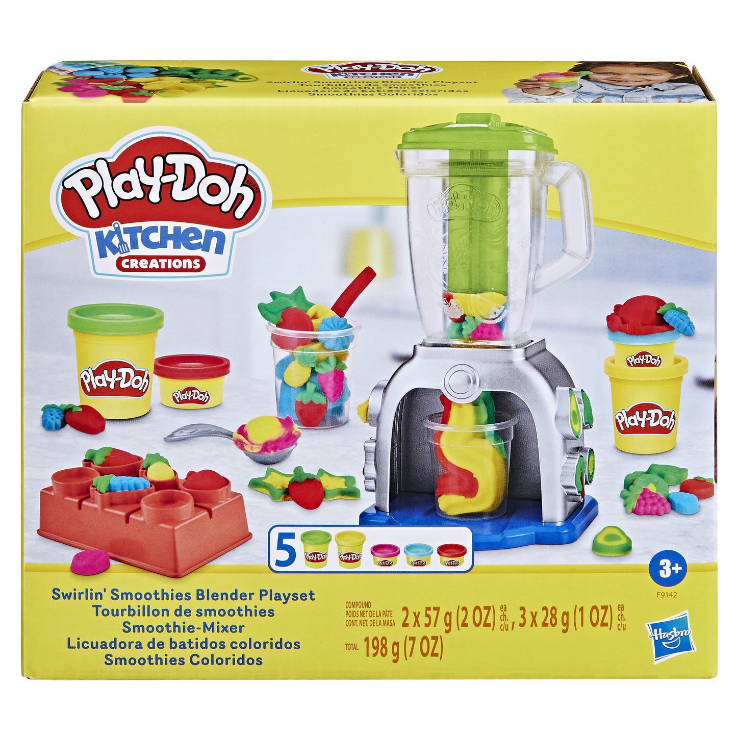 Hasbro Play-Doh Kitchen Creations - Swirlin' Smoothies Blender Set