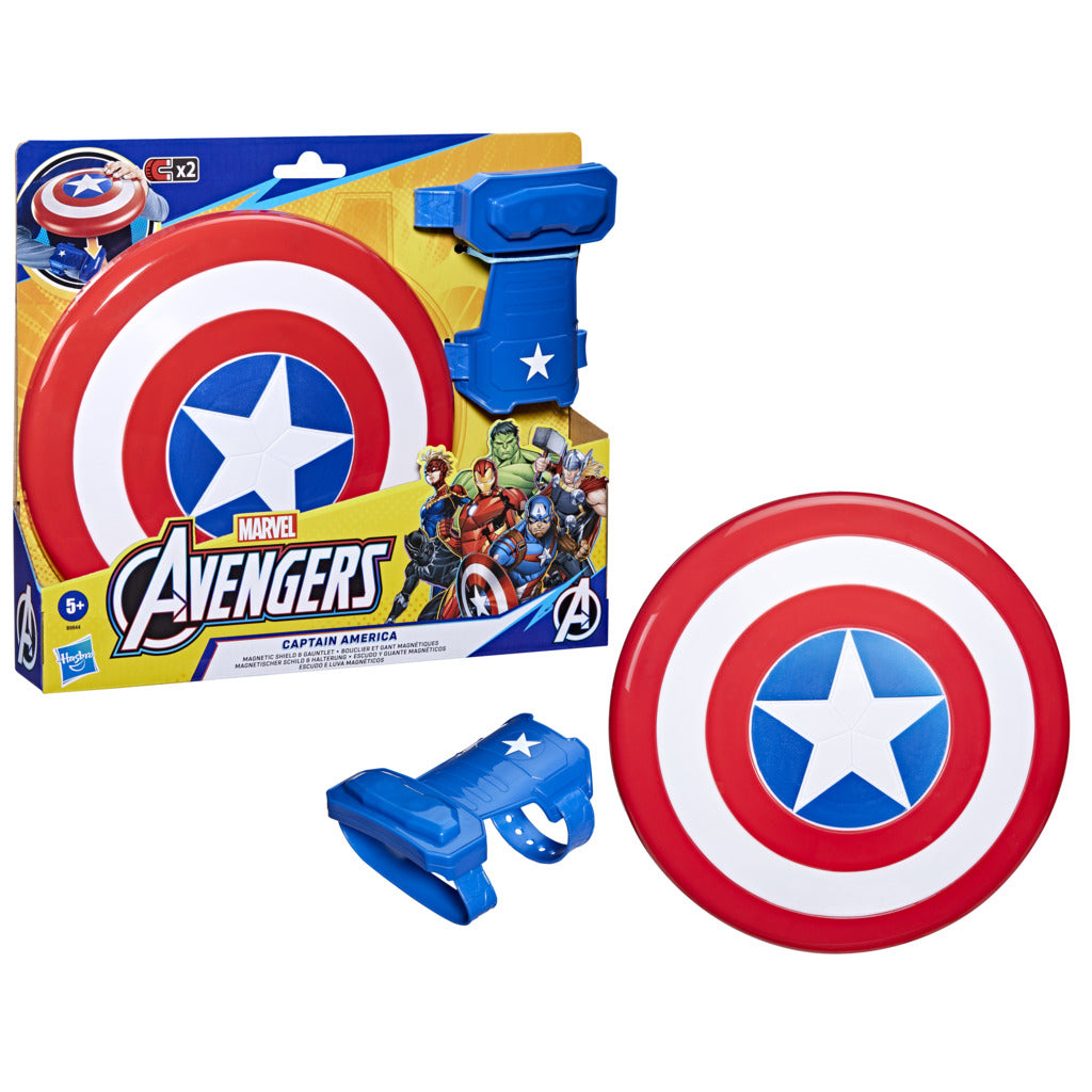 Hasbro Marvel Avengers Captain America Magnetiska Sköld och Handske