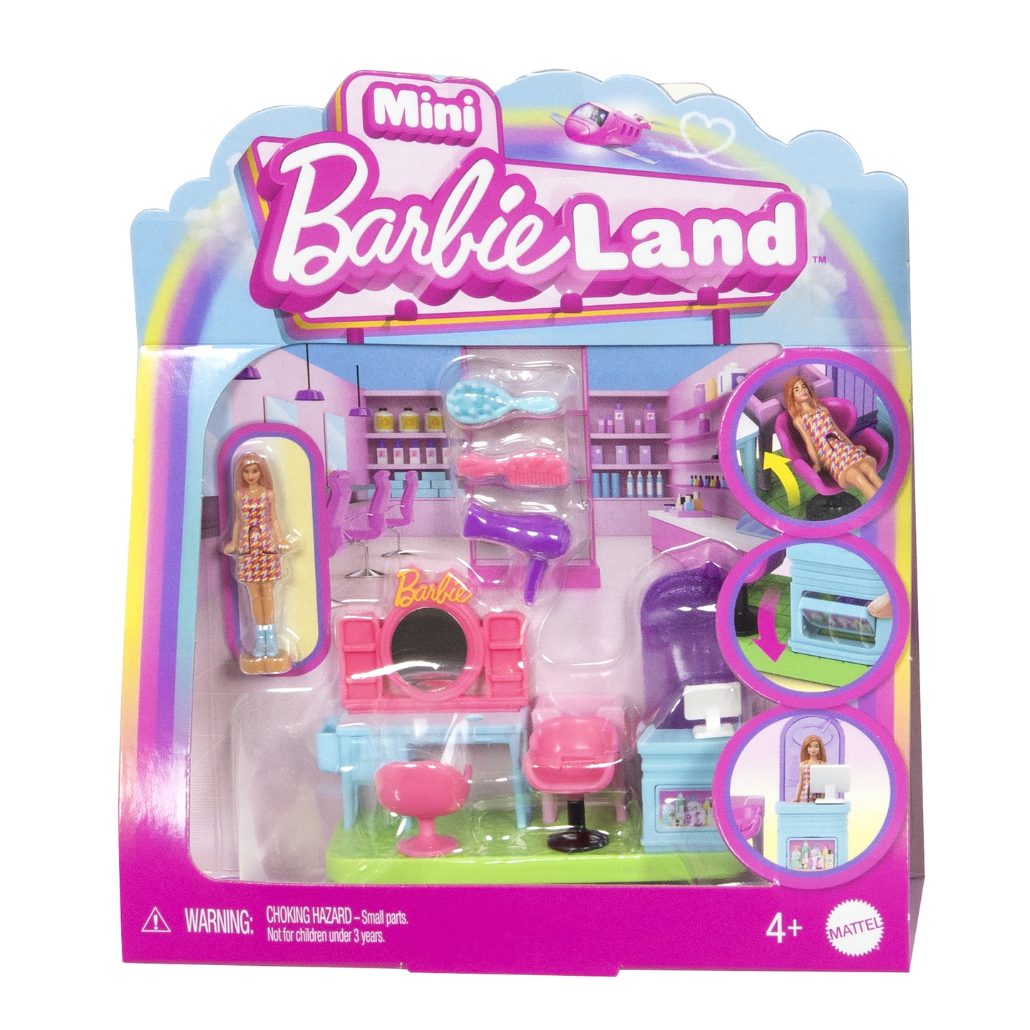 Mattel Mini Barbieland: Samlarbarbie Frisörsalong - Lekset med Minidocka