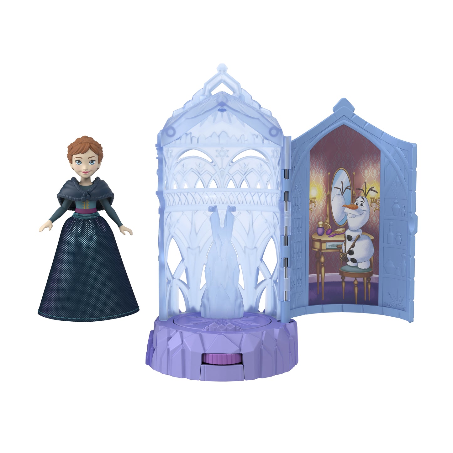 Mattel Disney: Frozen - Ice Castle Spin Surprise Mini Docka (JCR85)