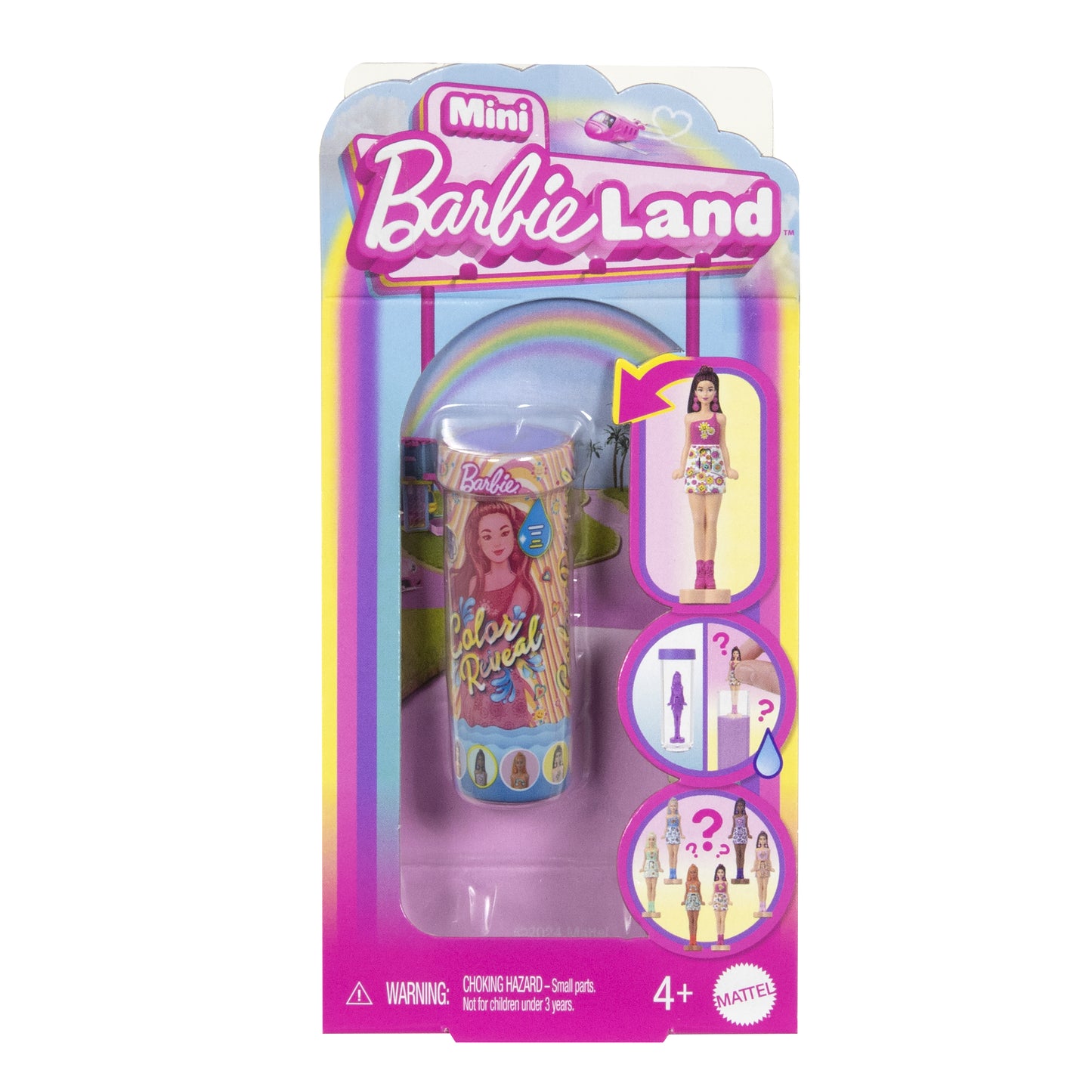 Mattel Mini Barbieland: Color Reveal - Mini Docka (Slumptal)