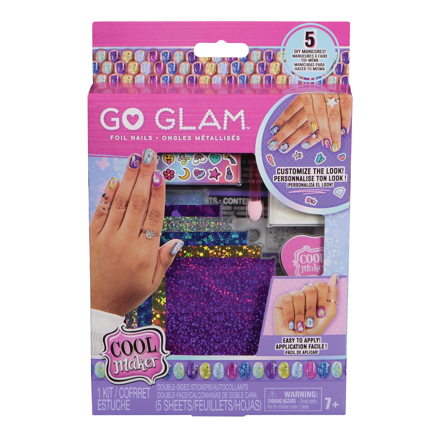 Spin Master Cool Maker: Go Glam - Folierade Naglar Set