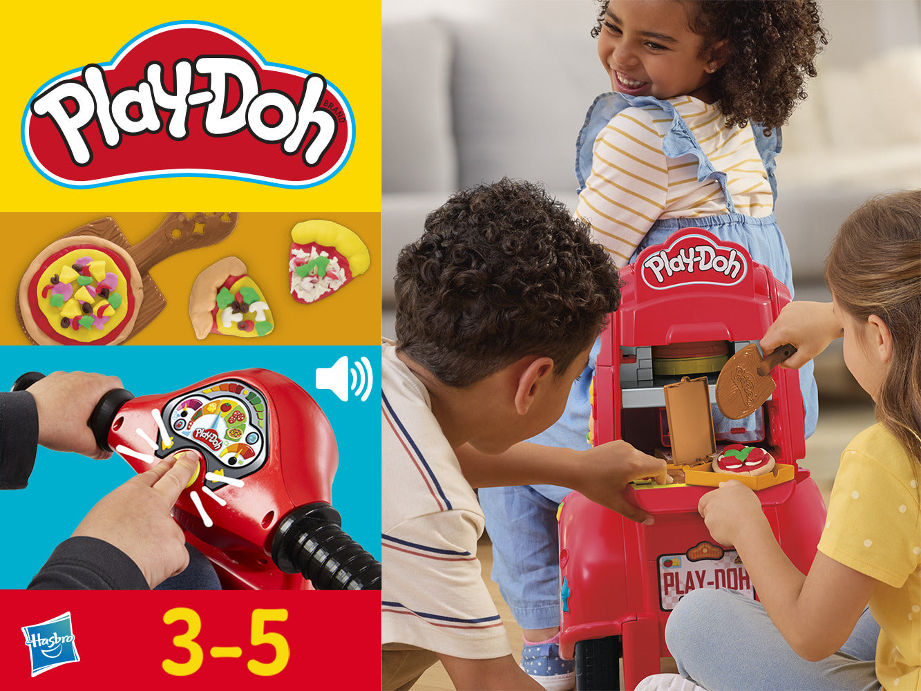 Hasbro Play-Doh - Pizzaleverans Skoter Lekset (F8803)