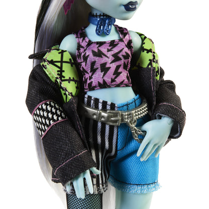 Mattel Monster High: Frankie Stein - Mode Docka med Husdjur (HXH73)