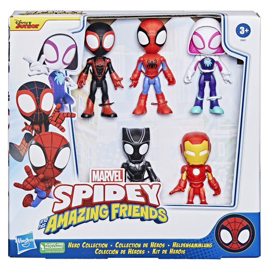 Hasbro Disney Junior Marvel: Spidey och hans fantastiska vänner - Hjälte Samlarpaket