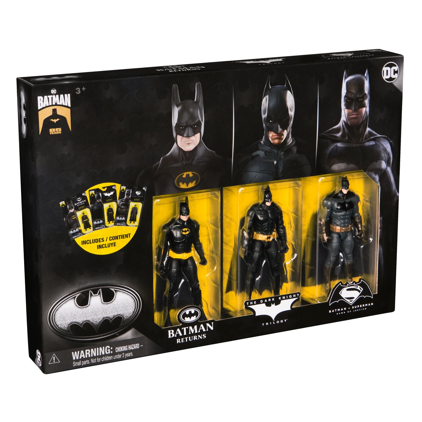 Spin Master DC: Batman 85-årsjubileum - Batman Figurer 4’’ Ultimate Pack