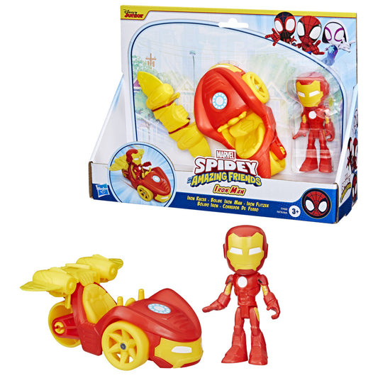 Hasbro Marvel: Spidey och hans fantastiska vänner - Iron Man och Iron Racer