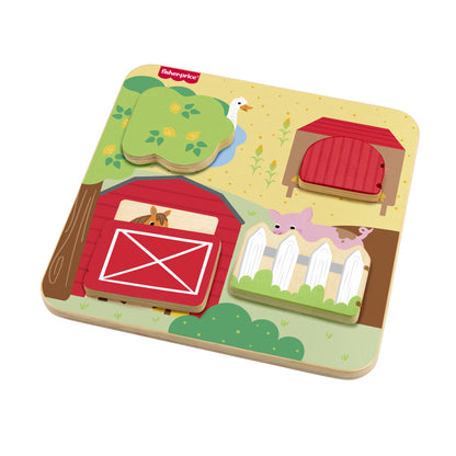 Fisher Price® - Wooden Farm Animals Board (JCY33)