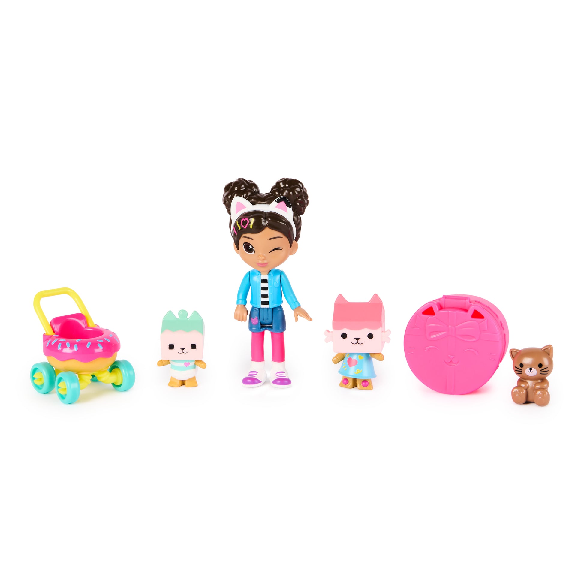 Gabby's Kattfest: Kitty Care Figur Set