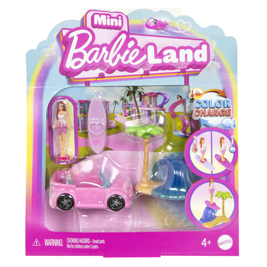 Mattel Barbie®: Mini BarbieLand - Docka och Strandfordon (JCR35)