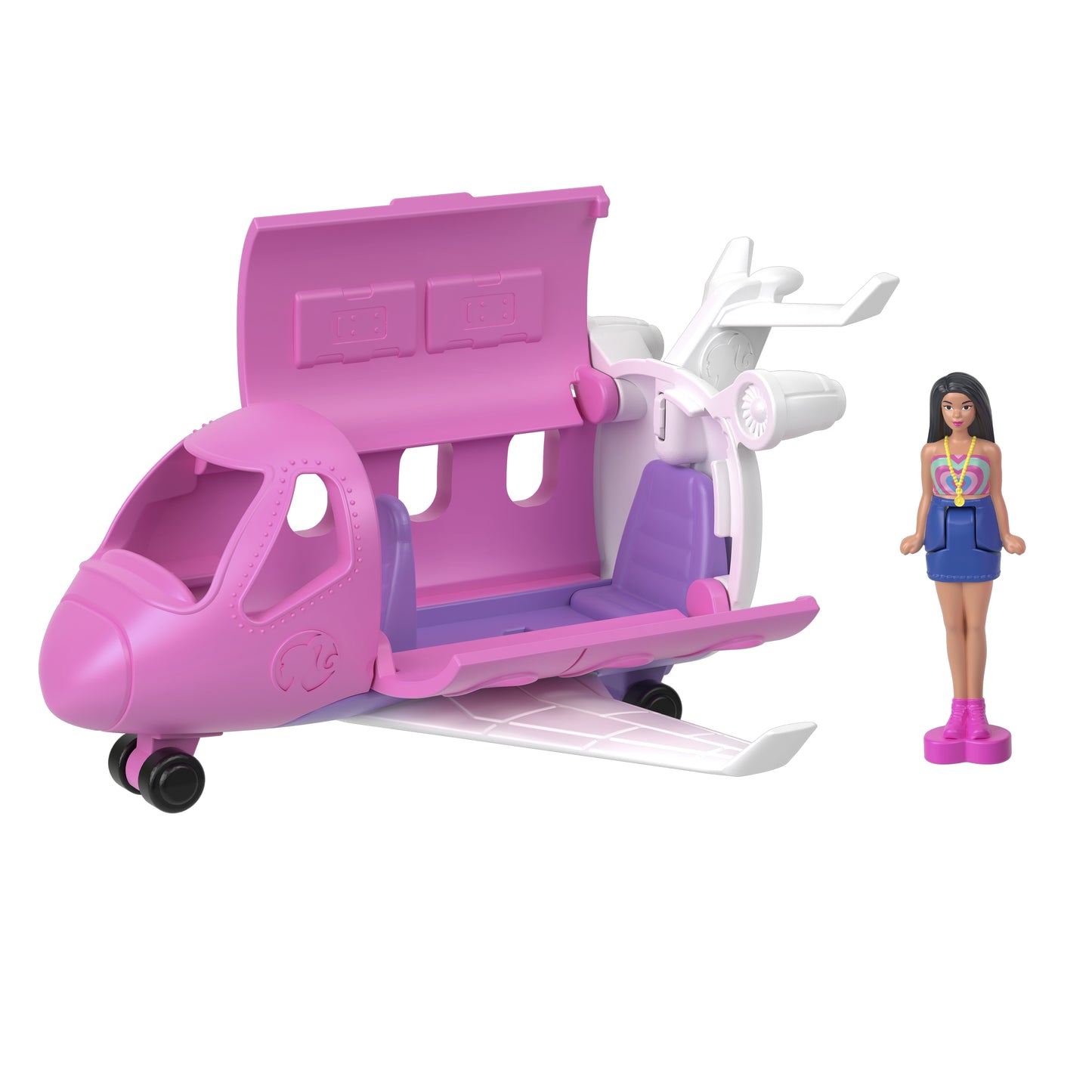 Mattel Barbie®: Mini BarbieLand - Docka och Drömflygplan (HYF40)