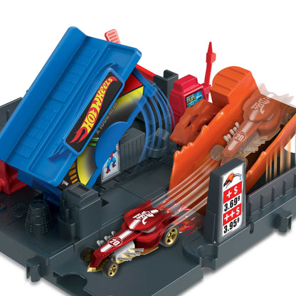 Mattel Hot Wheels City - Bränslestation Shift Track Set (HKX45)