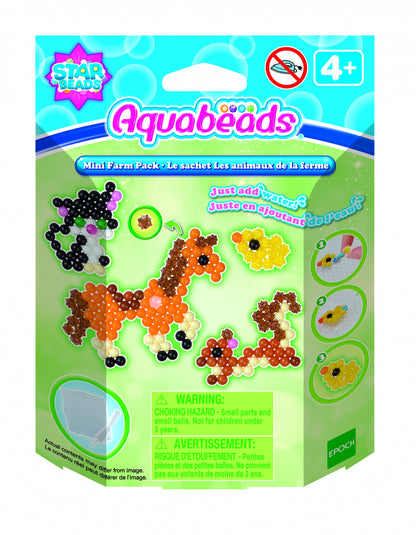 Aquabeads Temarefill: Mini Temakitt (Gård, Smycken, Sjöjungfru)