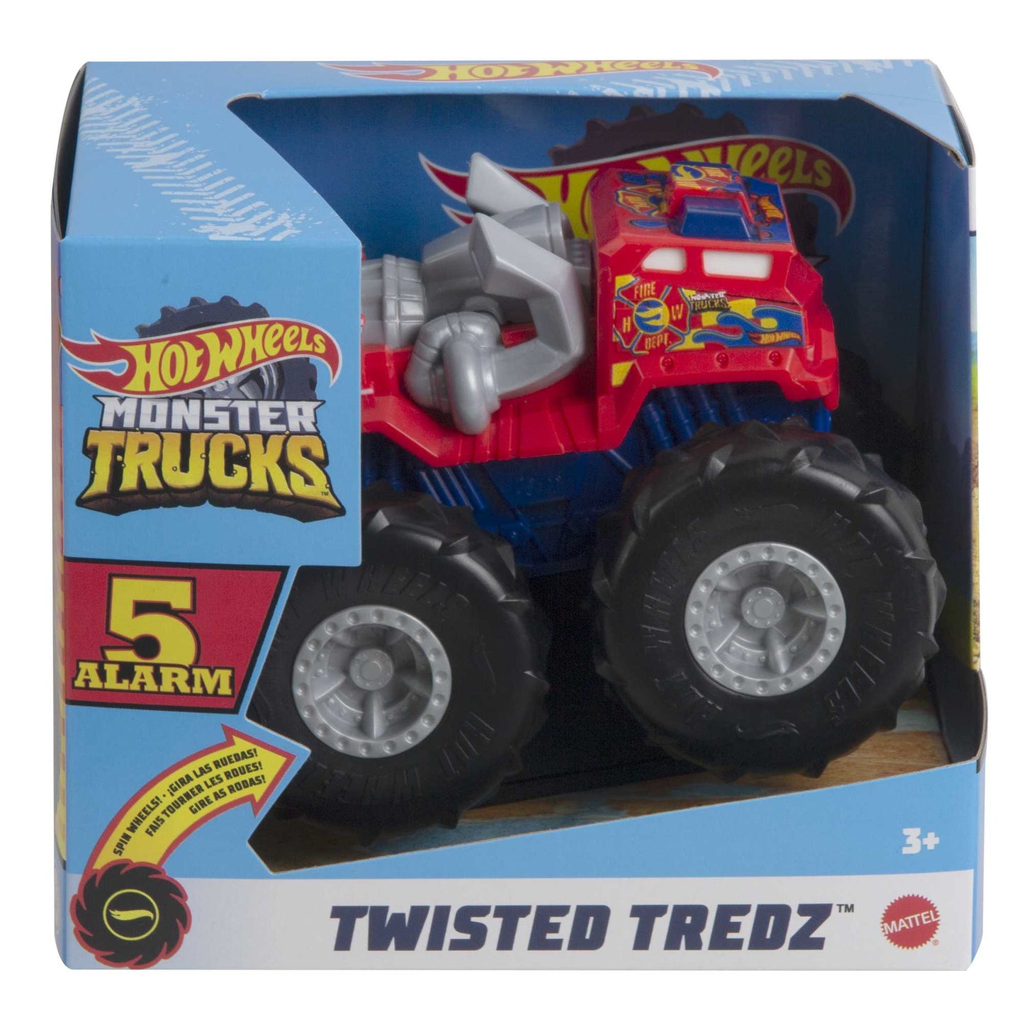 Mattel Hot Wheels Monster Trucks: Twisted Tredz 1:43 - 5 Alarm (GVK41)