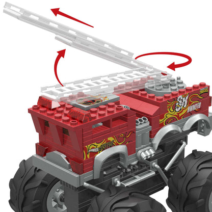 Mattel Mega Bloks Hot Wheels 5-Alarm Monster Truck (HHD19)