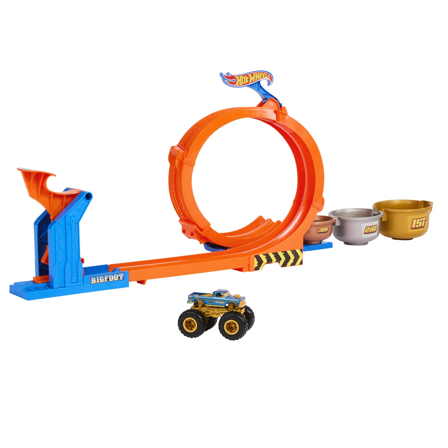 Mattel Hot Wheels Monster Trucks LOOP-AND-FLIP TROPHY CHALLENGE