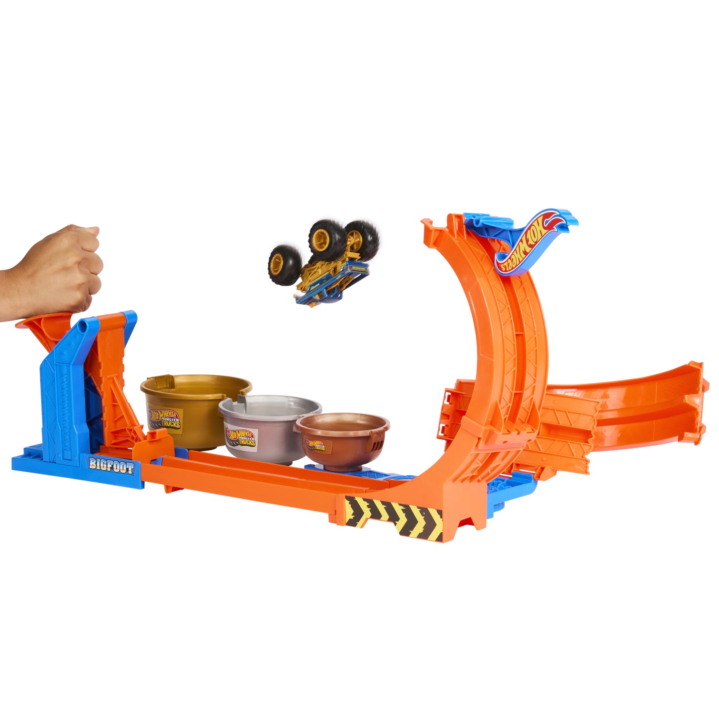 Mattel Hot Wheels Monster Trucks LOOP-AND-FLIP TROPHY CHALLENGE