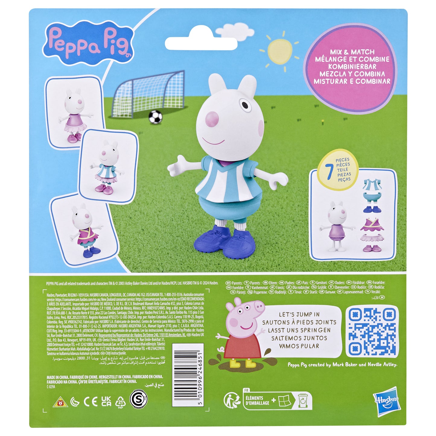 Hasbro Peppa Pig: Suzy Sheep - Klä Ut Dig Docka (G0330)